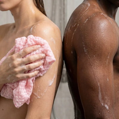 Serviette de douche exfoliante - Léonie