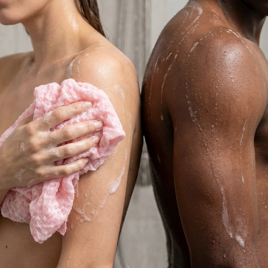 Serviette de douche exfoliante - Léonie
