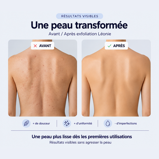 Serviette de douche exfoliante - Léonie