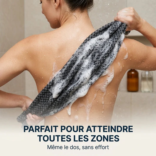 Serviette de douche exfoliante - Léonie
